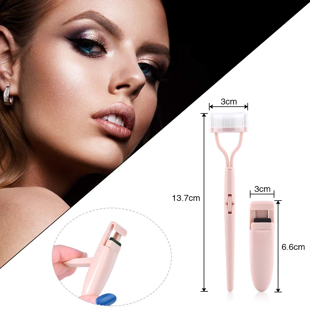 JDO Eyelash Comb Eyelash Curler Set, Eyelash Separator Curler Mascara Applicator Eyelash Definer Cosmetic Brushes Tool for No Clumping and Natural Curling : Beauty