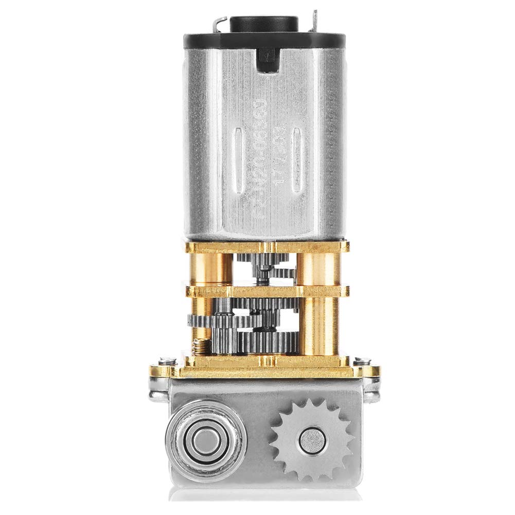 DC12V Gear Motor 11RPM N20 Right Angle Metal Micro Gear Motor for 3D Printing Pen