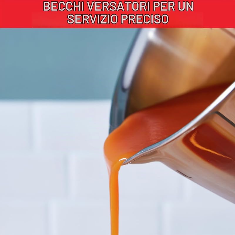 A70546 Duetto, Pentola adatta a piani cottura a induzione, Ø 24 cm, Acciaio Inox (Edelstahl)