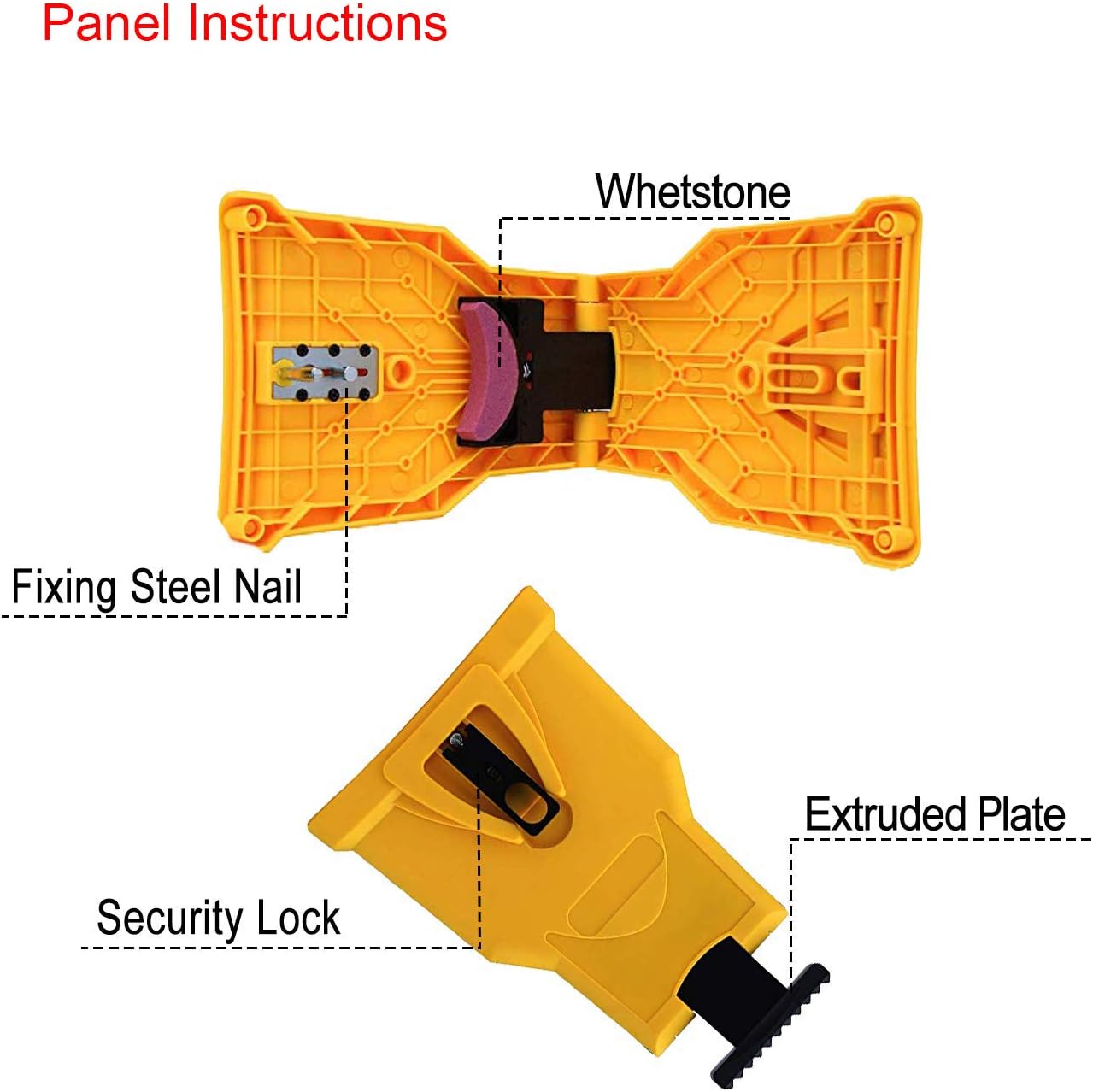 Accessoires Pour Tronconneuse Accessoires Pour Outillage De Jardin Accessoires Pour Outillage De Jardin Kit Daffutage Pour Tronconneuse Scie Aiguiseur De Chaine Avec 3pcs Whetstone Affuteuse De Lames Special Resistant A La Corrosion