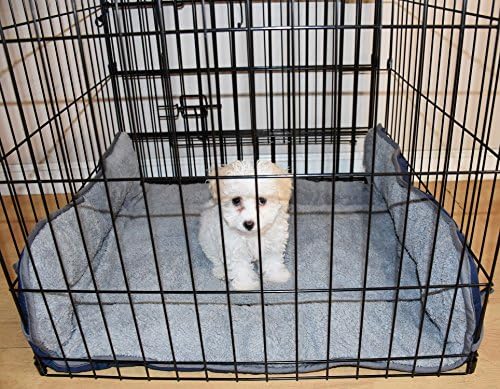 Dog Crate Liner with Ties, Washable 