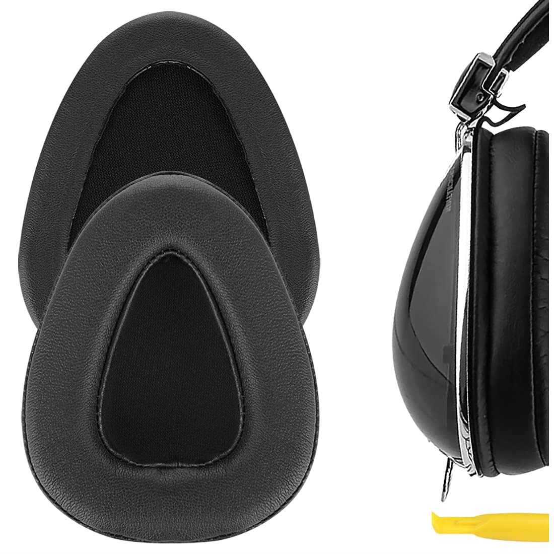 Geekria Replacement Ear Pads for Skullcandy Aviator, Aviator2 Headphones Ear Cushions, Repair Parts (Black)