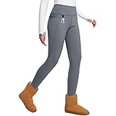 baleaf Women's Thick Fleece Lined Winter Leggings Thermal Warm Pants Water Resistant Hiking High Waisted