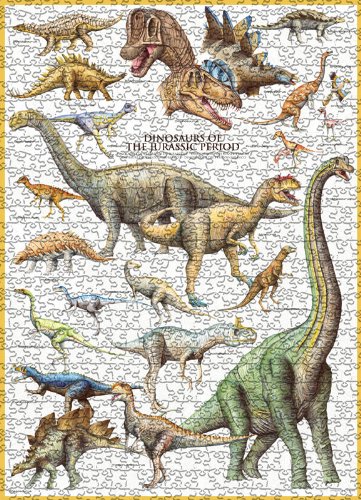 EuroGraphics Dinosaurs Jurassic 1000 Piece Puzzle