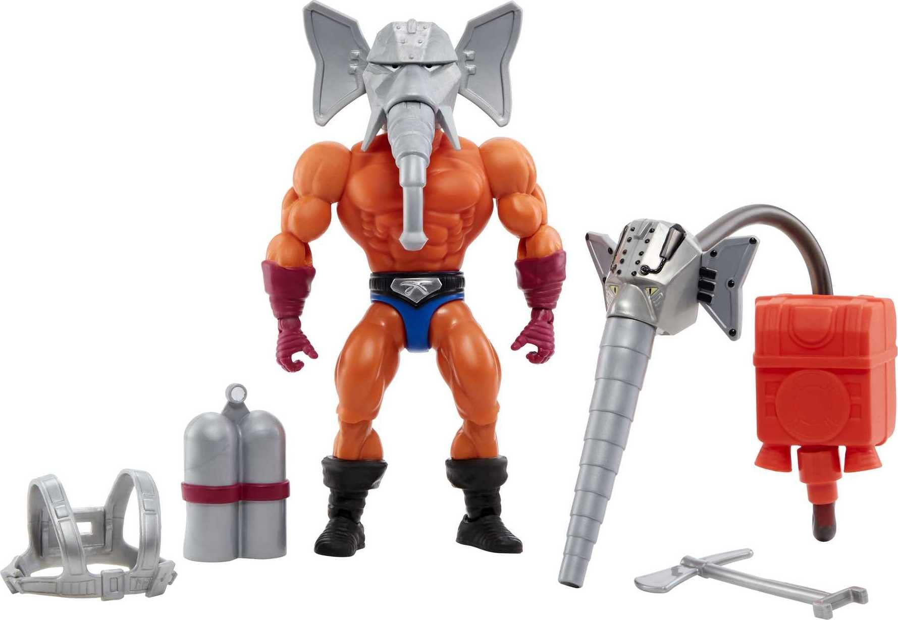 Masters of the Universe Origins Snout Spout Action Figure with Accessories, 5.5in MOTU Collectible Toy with Accessories