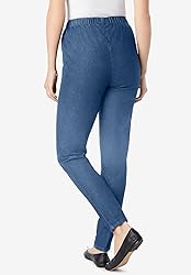 Woman Within Plus Size Petite Fineline Denim