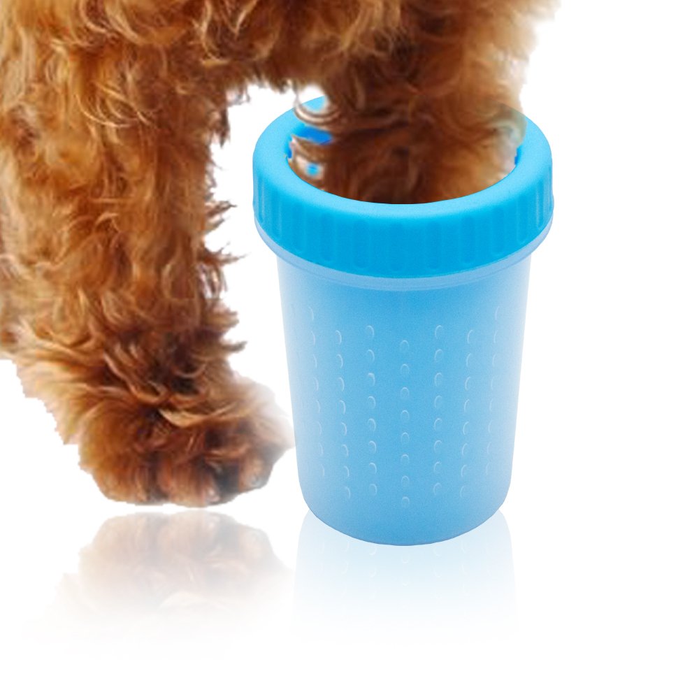Ofspower Portable Dog Paw Cleaner, Pet Grooming Bathing Cleaning Brush Cup Dog Foot Cleaner (Medium)