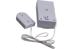 -Ready Wired Door Chime for Home & Office – Energy-Efficient, Sound, for Easy Installation, Compact White Design – Compatible