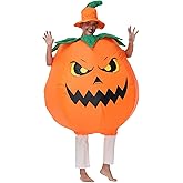 AOGOYO Inflatable Pumpkin Costume Funny Blow up Costume for Cosplay Party Christmas Halloween Suit Fancy Dress Jumpsuit
