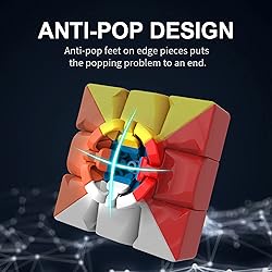 UUWEI 3x3x3 Speed Cube,Stickerless Magic