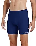 Runhit Swim Jammers for Men Square Leg Quick Dry