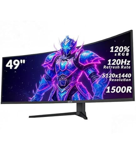 Amazon.com: AtomFun YOGAES 49 Inch Wide Dual QHD (5120x1440) IPS