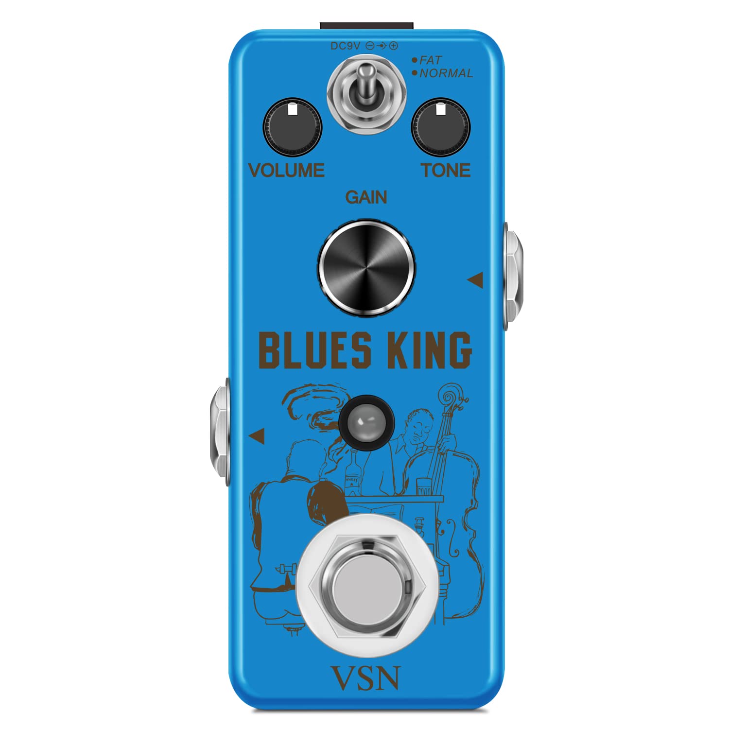 VSN Overdrive Guitar Pedal, Blues Driver Guitar