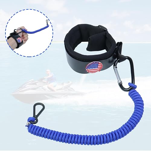 Stop Kill Switch Sicherheits-Schlüsselband – Mit Handgelenkband Für Yamaha Jet Ski, Rot