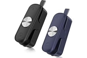 OEOP 2 Pack Mini Bag Sealer, 2 in 1 Sealer and Cutter, Portable Heat Sealer Machine, Chip Heat Resealer for Snacks & Food Storage, Black/Blue(Batteries Included)