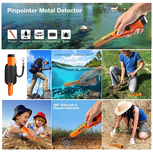 3 MOSUNECE+Waterproof+Pinpointer+360%25C2%25B0Search+Pinpointing