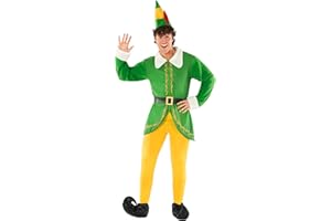 Morph Adult Elf Costume, Elf Men Costume, Christmas Costumes For Men, Adult Christmas Costumes