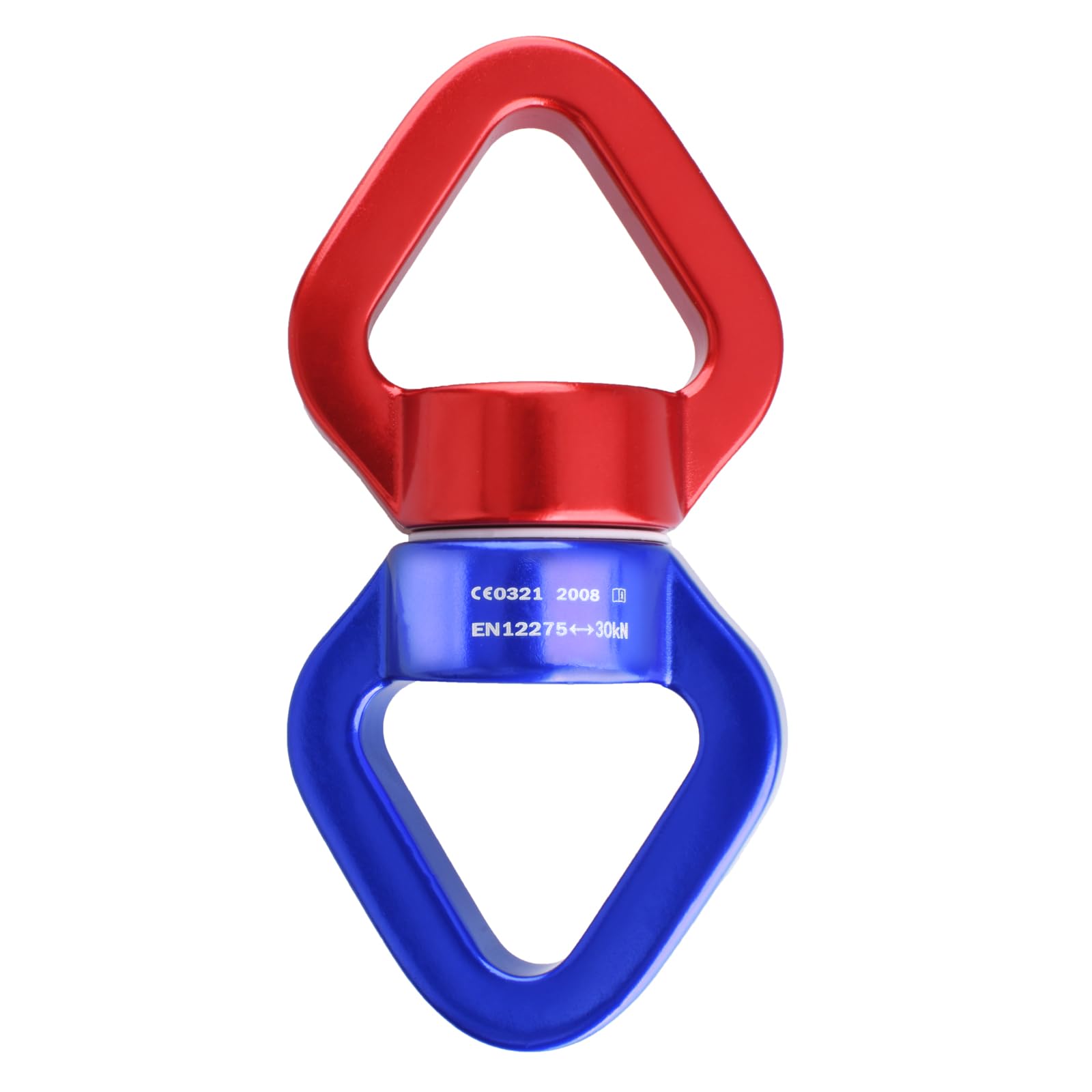 TRIWONDER Swing Swivel, 30KN Rotator Swing Spinner Hook Safety Rotational Device Hanging Accessory for Hanging Hammock, Web Tree Swing, Aerial Dance, Children's Swing Spinner Hanger (Red & Blue)