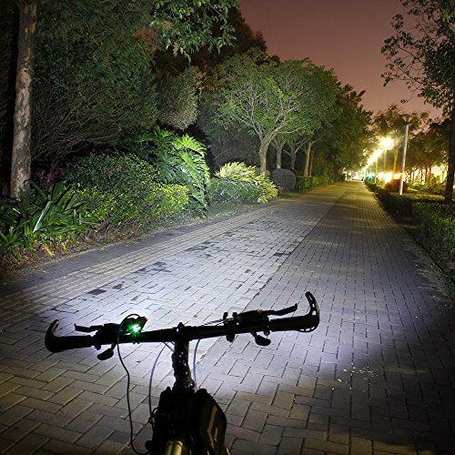 image for SecurityIng Waterproof 1200 Lumens LED Bicycle Light 4 Modes Super Bri