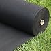 weed barrier landscape fabric - weed blocker fabric heavy duty - garden fabric roll - black landscape cloth 3 x 300 foot primary