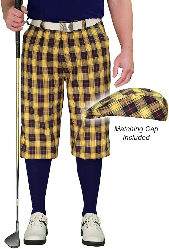 mens plaid knickers