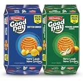 Britannia Good Day Pistachio/Almond Cookies Family Pack 21.2oz (600g) - Breakfast &amp; Tea Time Snacks - Delicious Grocery Cookies (Pack of 1)