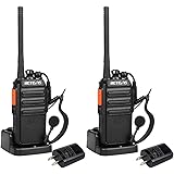 Retevis H-777S Walkie-Talkies Long Range,Rechargeable Two Way Radio,2 Way Radio with Earpieces Headset,VOX Long Antenna Crisp
