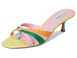 Steve Madden Women's Cary Heeled Sandal, Bright