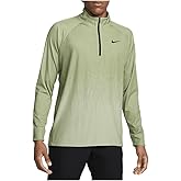 Nike Tour Men's Dri-FIT ADV 1/2-Zip Golf Top (Oil Green/Honeydew/Black, FD5833-386) Size Medium