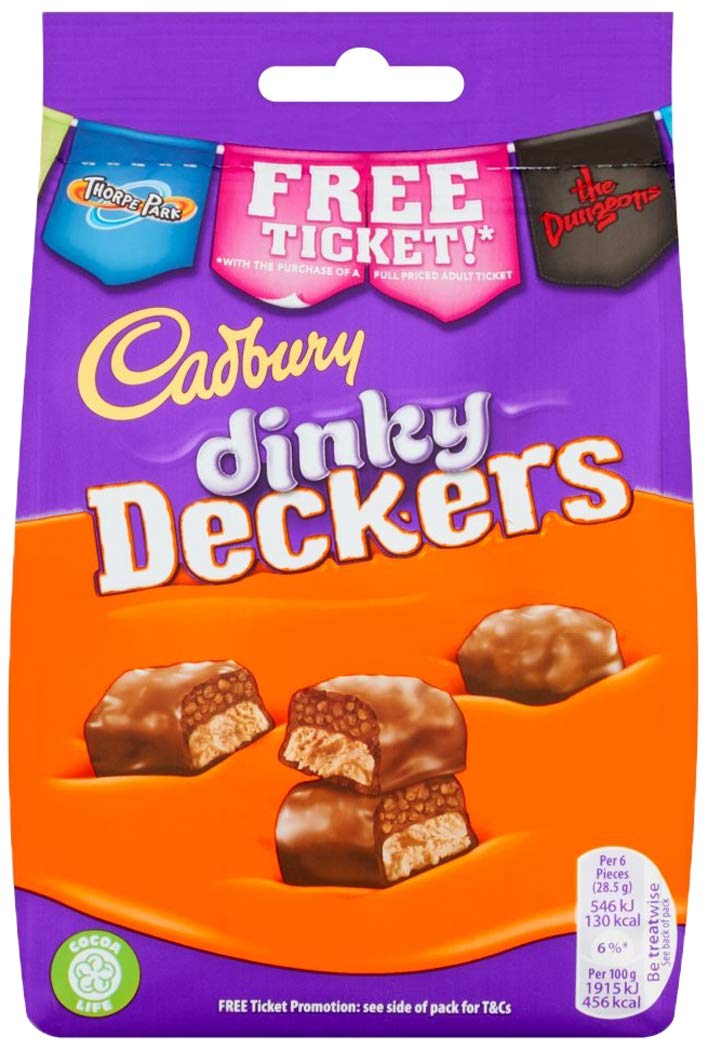 Cadbury Double Decker Dinky Deckers Chocolate Bag, 120 g Amazon.co.uk