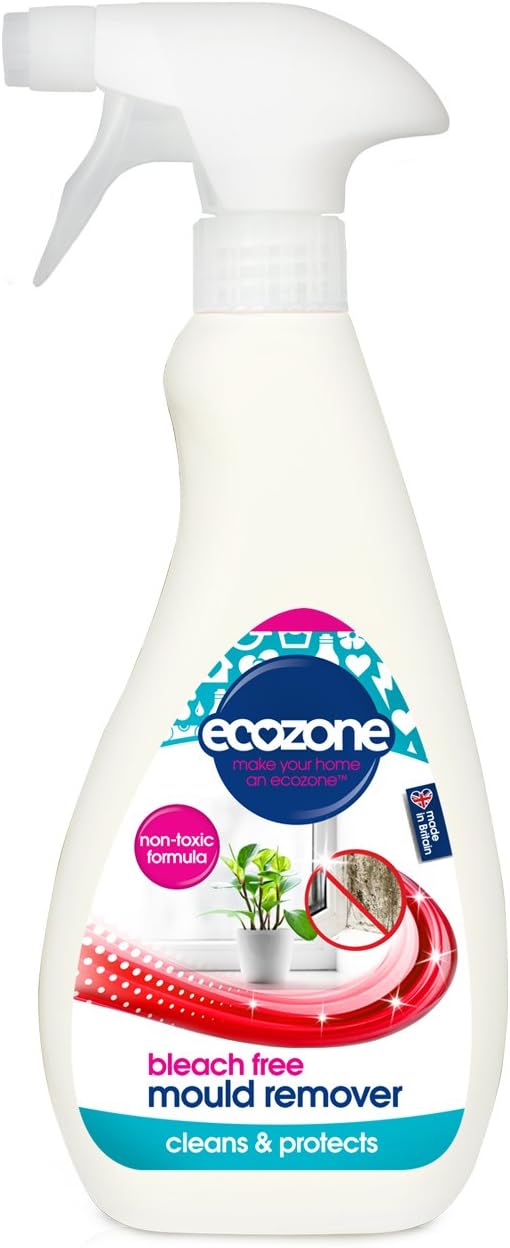 EcoZone Mould Remover, Bleach Free Anti-Bacterial Non Toxic Eco Formula, Cleans & Protects, Prevents Mouldy Re-Growth