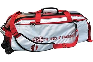 sailupxinyuan Vise Clear Top 3 Ball Roller Bowling Bag