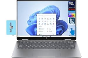 HP Envy x360 2-in-1 Laptop 14.0" Touchscreen IPS WUXGA Display (Intel Ultra 7-155U, 32GB LPDDR5, 1TB SSD, Intel Graphics, Backlit KYB, Thunderbolt 4, WiFi 6E, Win11H) w/DKZ Hub USB Port Expander