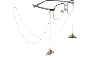 shionreiy Stylish Women's Glasses Chain - Eyeglass & Sunglasses Chains Holder for Around Neck, Eyewear Retainer Strap
