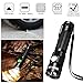 BEIKE USB Rechargeable Flashlight, IPX8 Waterproof Small Portable LED Flashlight with Clip for Camping Hiking Emergency EDC (18650 Battery Included)