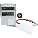 306A Pro/Tran2 30-Amp 6-Circuit 2 Manual Transfer Switch with Optional Power Inlet