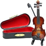 Raykce Tiny Worlds Smallest Emergency Violin Miniature Wooden Instrument view 1