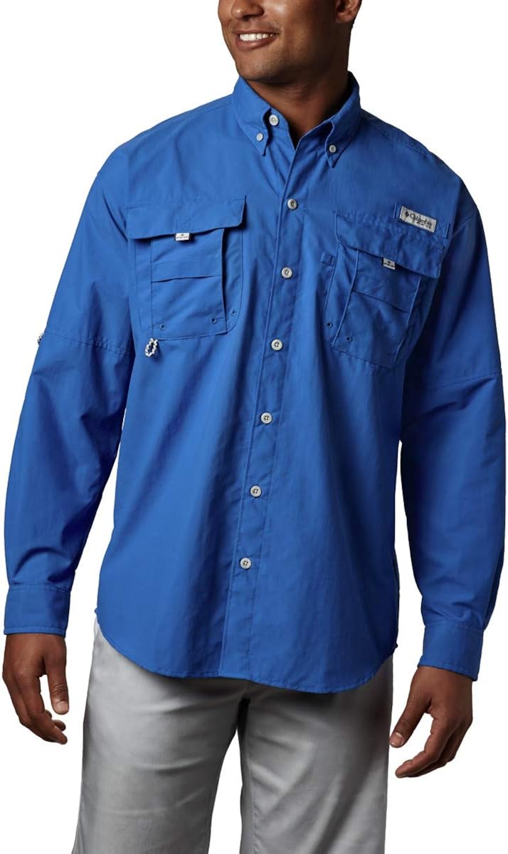 Columbia Mens PFG Bahama Ii Long Sleeve Shirt: Clothing