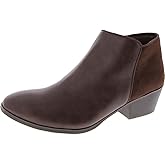 Style & Co. Womens Wileyy Faux Leather Booties Brown 7 Medium (B,M)