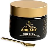 Exotic Veda Pure Himalayan Shilajit Resin – 50g – 70% Fulvic Acid, Lab Tested – Authentic Mineral Pitch – Natural Energy, Strength & Immunity Support for Men & Women