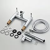 Luckyhome Bath Taps with Shower Filler Mixer Chrome Solid Brass BM025 view 6