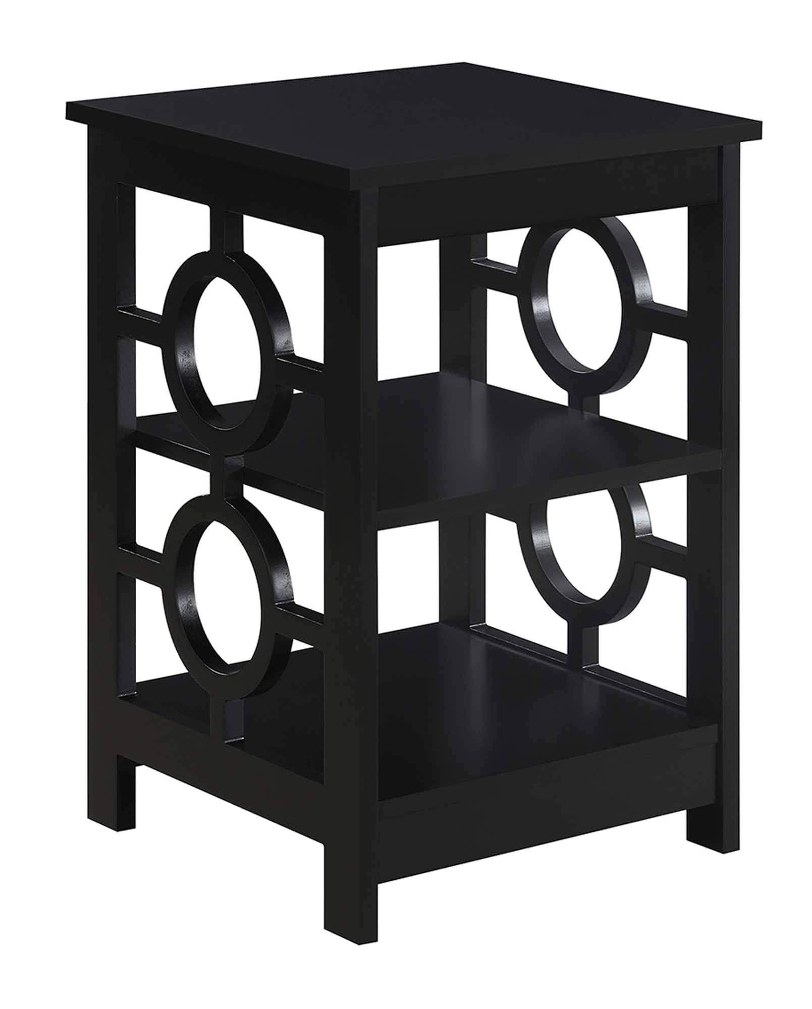 Convenience Concepts Ring End Table, Black