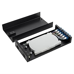 6 Port Optic Fiber Termination Box LC UPC Duplex