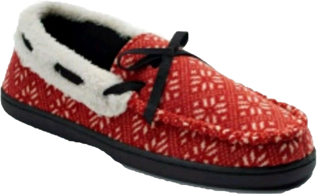 white moccasin slippers