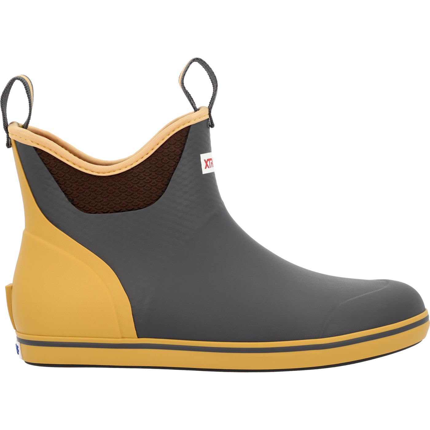 Xtratuf Men's 6 in Ankle Deck Boot, Black, Size 8(M) Image