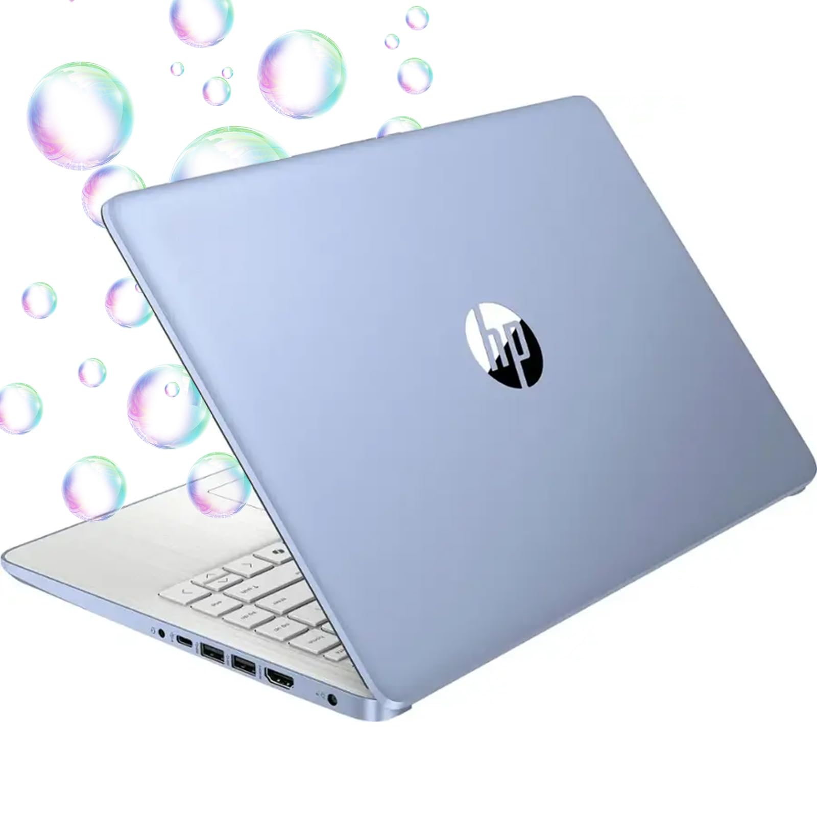 HP 14" HD Student Business Laptop, Intel Quad-Core N4120, 8GB RAM, 384GB Storage, (128GB eMMC+256GB SD Card), 1 Year Office 365, Slim Design, Webcam, HDMI, Bluetooth, WiFi, Win 11 S, Blue