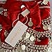 ZLTdream Women's Belly Dance Wave Shape Hip Scarf With Silver Coins Red
