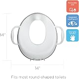 Nuby Toilet Seat Trainer Non-Slip Easy-Grip Handles Splash Guard 12+ Months view 8
