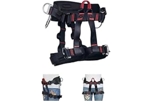 HeeJo Climbing, Safety Safe Seat Belt for Outdoor Tree Climbing, Outward Band Expanding Training Large Size,Climbing Gear