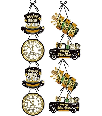 Lofaris 2025 New Year Door Banner – 72.8x35.4 Inch Fireworks Clock Decor For Kids Parties, Family Celebrations & NYE Countdown - View #11